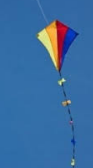 Eddy Patchwork Kite 70cm Single line Kite 5+