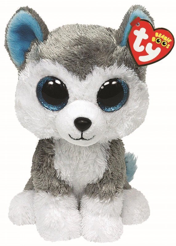 Slush the Husky 15cm Ty Beanie Boo Soft Toy DOB April 30