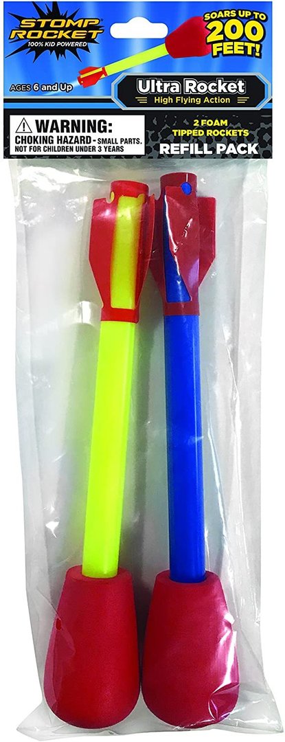Stomp Rocket Refill Ultra 2 Pack The Original Rockets 6+