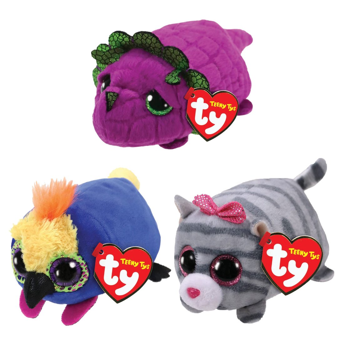 Cassie the Cat Teeny Ty Beanie Soft Toy Plush DOB December 12