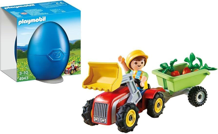 Playmobil Boy with Tractor Toy Fro the Country Range 4+ 4943