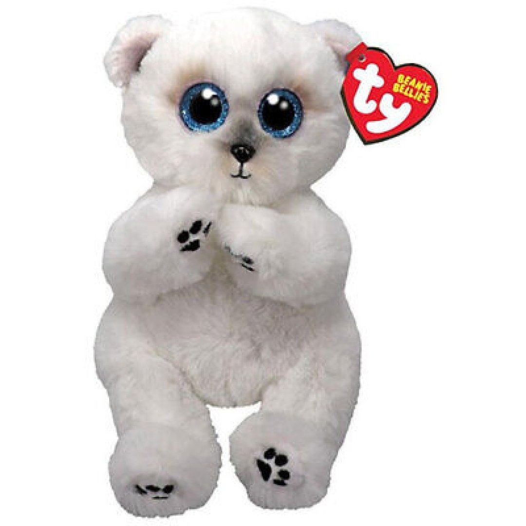 Wuzzy The Polar Bear 15cm Ty Beanie Bellies Toy DOB January 23