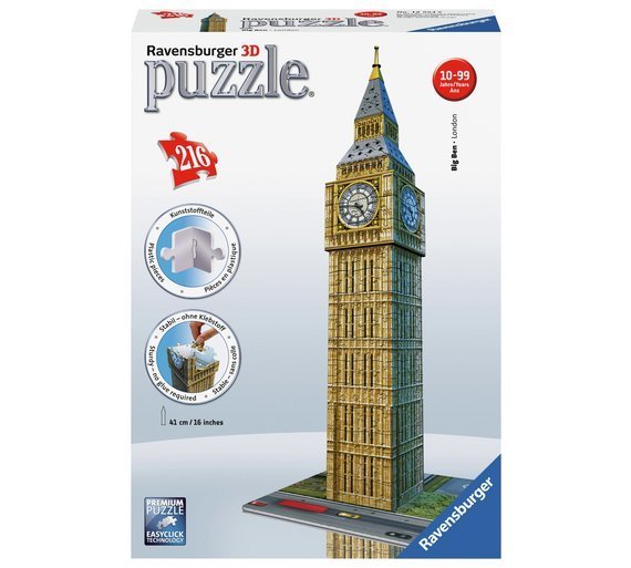 Big Ben 216 Piece 3D Jigsaw Puzzle
