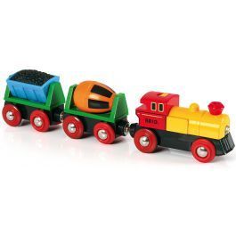 Brio 33319 Battery Action Train and Wagons Battery Powered
