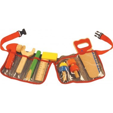 Carpenters Red Tool Belt by Big Jigs toys BJ311