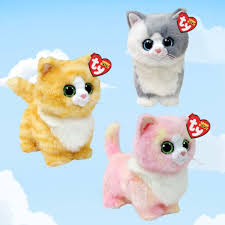 Furley The Grey & White Cat 15cm TY Beanie DOB May 20th
