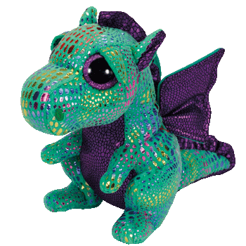 Cinder The Green Dragon 15cm TY Beanie Boo DOB October 2