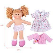 Pink Pyjamas for Small Size Doll By BigJigs Toys BJD507