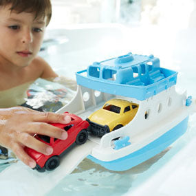 Ferry Boat with Cars Bath Toy by Green Toys GTFRBA1038