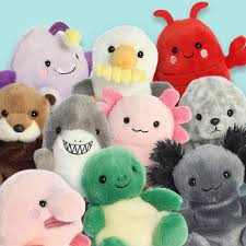 Amanita the Mushroom Palm Pals 5" Plush Soft Toys by Aurora 0+