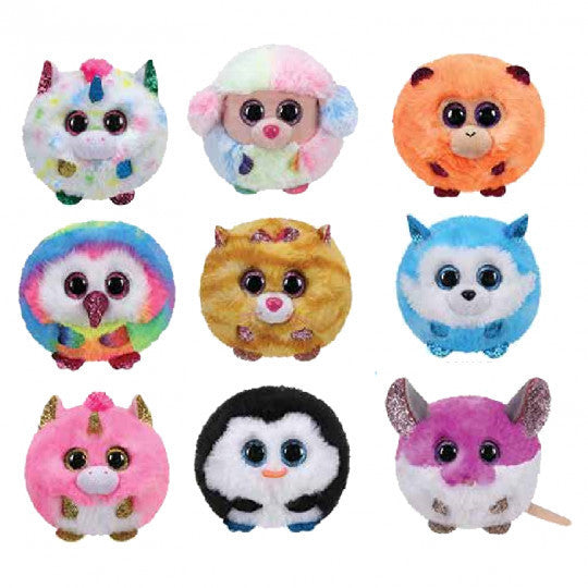 Dotty The Leopard Puffies Balls 8cm Ty Beanie DOB June 16