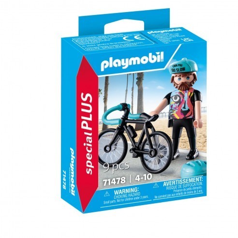 Playmobil 71478 Special Plus Cyclist With Bike 4+