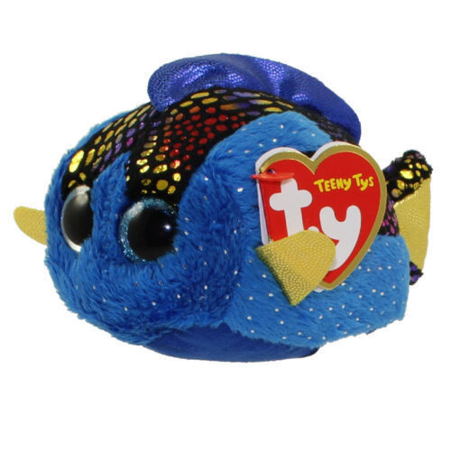Madie the blue fish Teeny TY Beanie Soft Toy DOB September 1