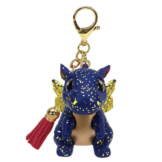 Saffire The Dragon TY Mini Boo Key Clip Beanie DOB February 23