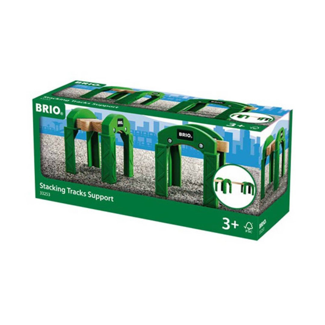 BRIO Stacking Tracks Supports for Train Bridges 33253 3+