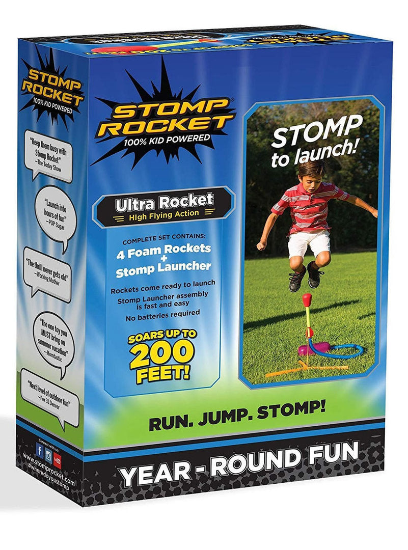 Stomp Rocket Ultra Kit Air Powered Foam Rocket Set 5+