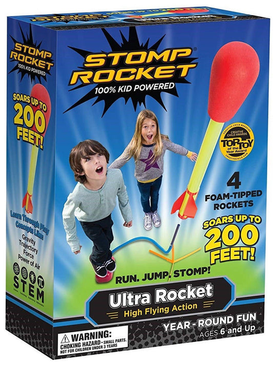 Stomp Rocket Ultra Kit Air Powered Foam Rocket Set 5+