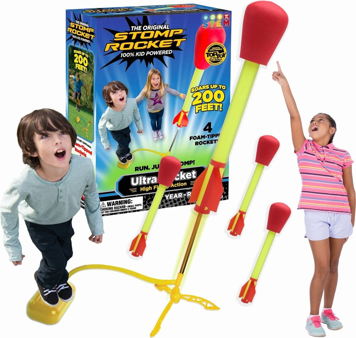 Stomp Rocket Ultra Kit Air Powered Foam Rocket Set 5+