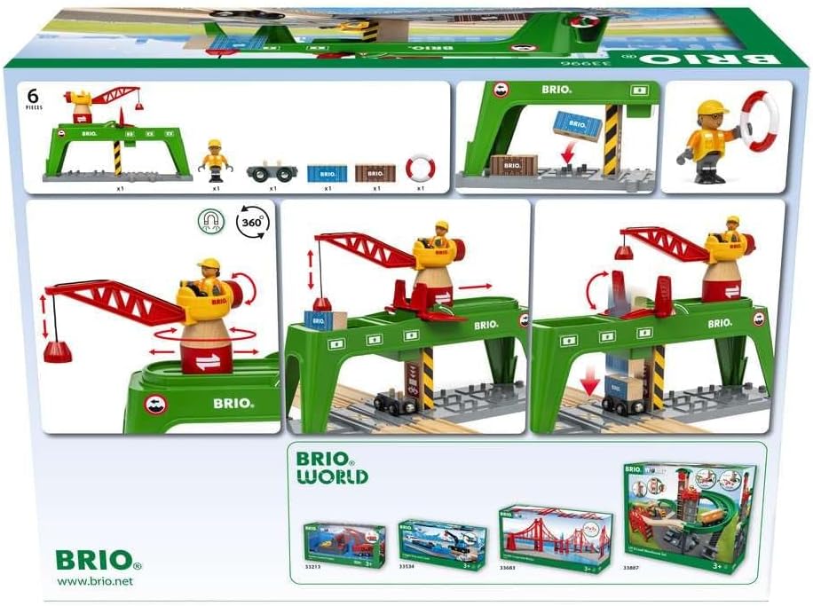 BRIO World Container Crane 33996 3+