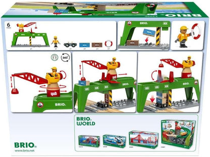 BRIO World Container Crane 33996 3+