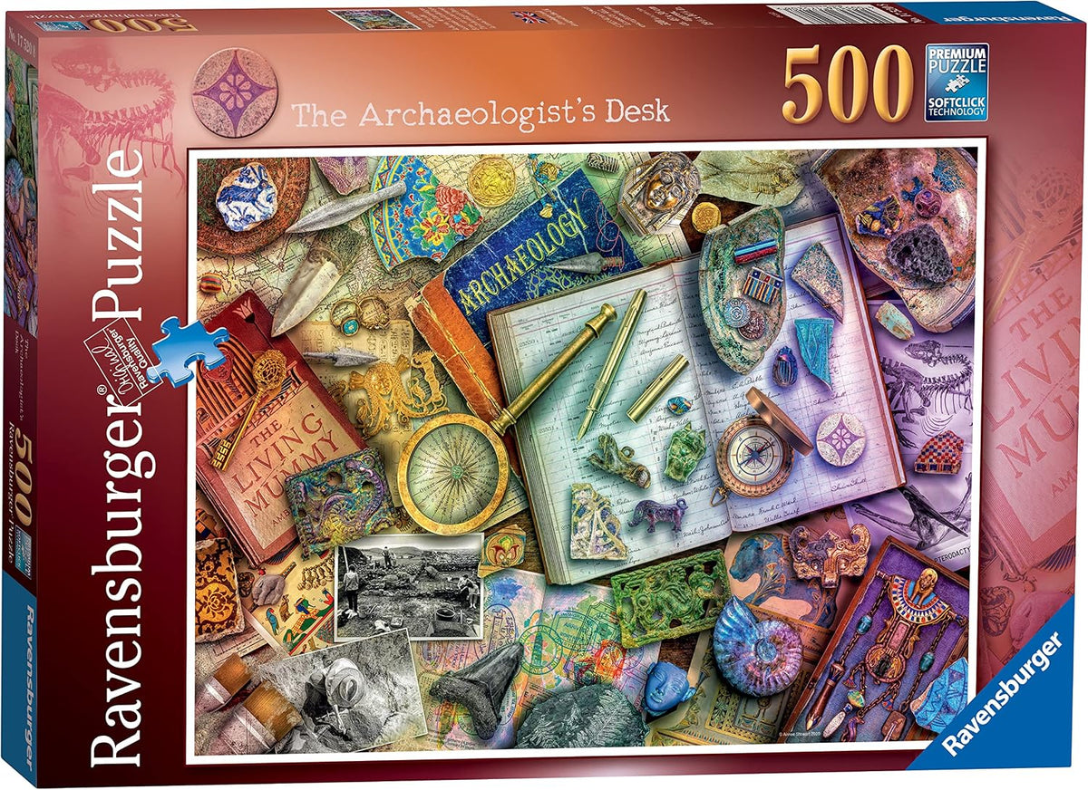 Ravensburger Aimee Stewart The Archaeologist’s Desk 500 piece Jigsaw Puzzle 12+