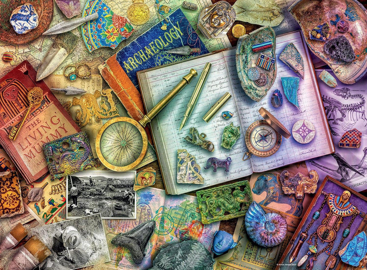 Ravensburger Aimee Stewart The Archaeologist’s Desk 500 piece Jigsaw Puzzle 12+