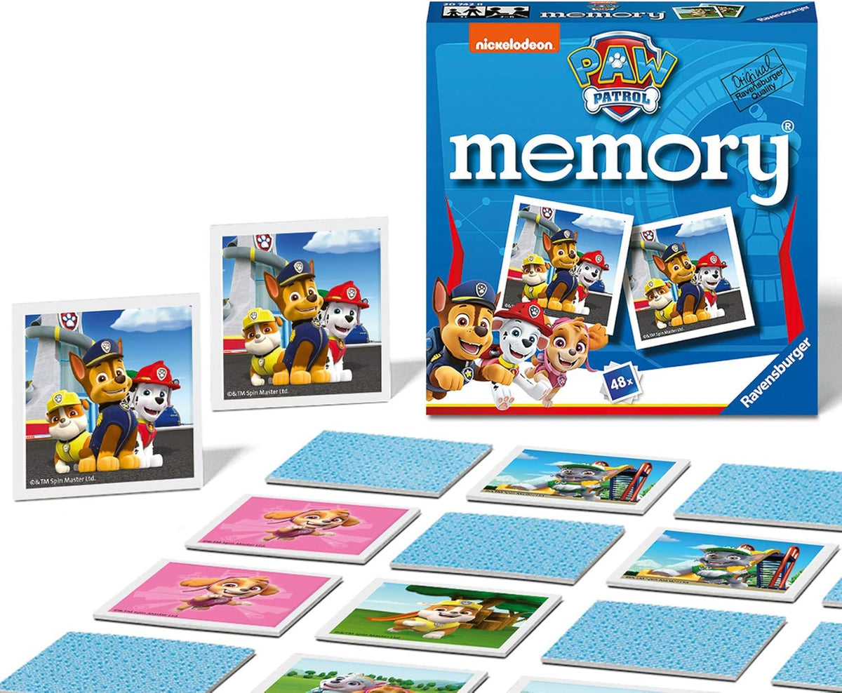 Paw Patrol Mini Memory Card Game 48x by Ravensburger 3+