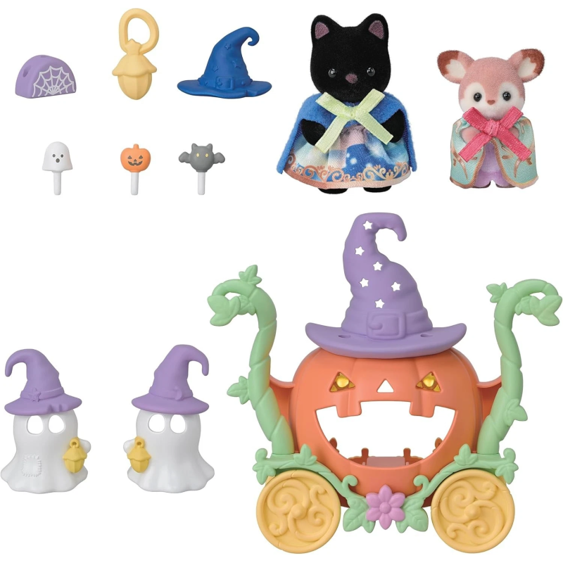 Sylvanian Families Pumpkin Carriage Playset 5869 by Epoch 3+
