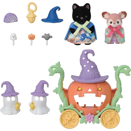 Sylvanian Families Pumpkin Carriage Playset 5869 by Epoch 3+