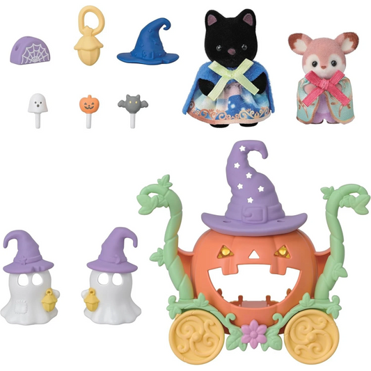 Sylvanian Families Pumpkin Carriage Playset 5869 by Epoch 3+