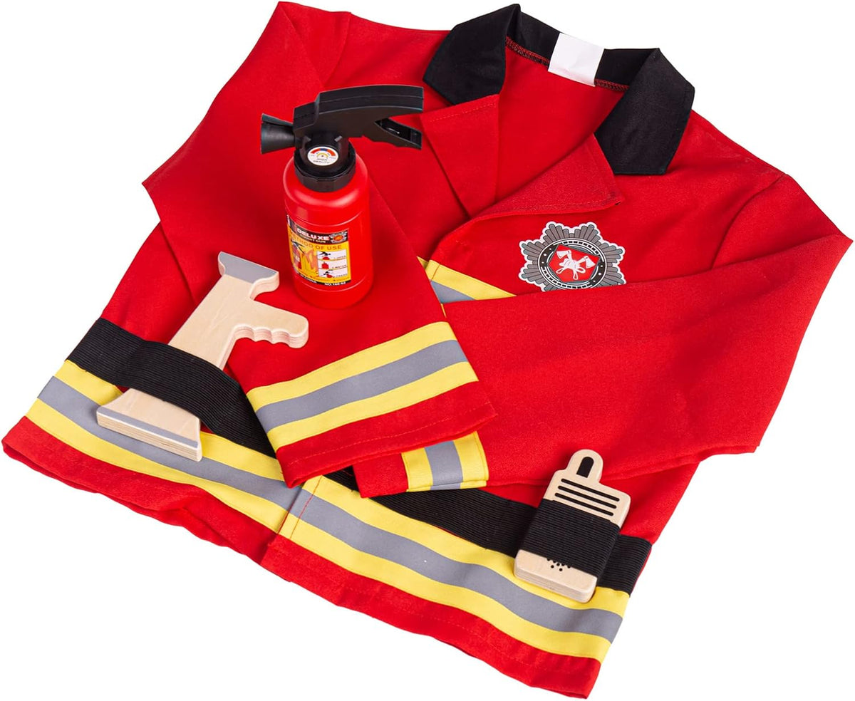 Firefighter Dress Up Outfit (Without Helmet) by Bigjigs Toys 3+