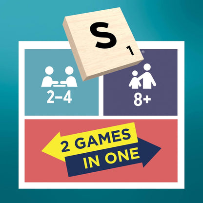 Scrabble (Wood Refresh) by Mattel 8+