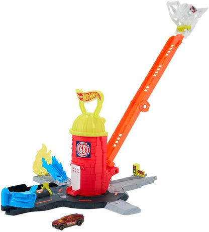 Hot Wheels Super Fire Station Rescue by Mattel 4+