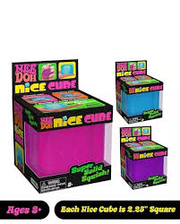 Needoh Nice Cube Squishy Stress Fidget Toy 5+