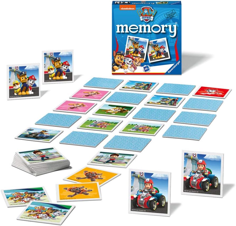 Paw Patrol Mini Memory Card Game 48x by Ravensburger 3+