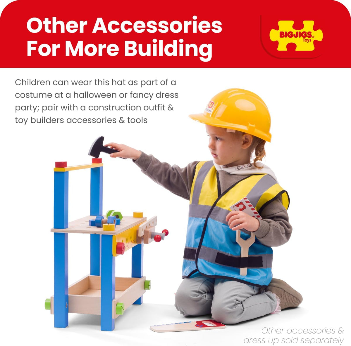 Builder's Helmet by Bigjigs Toys 3+