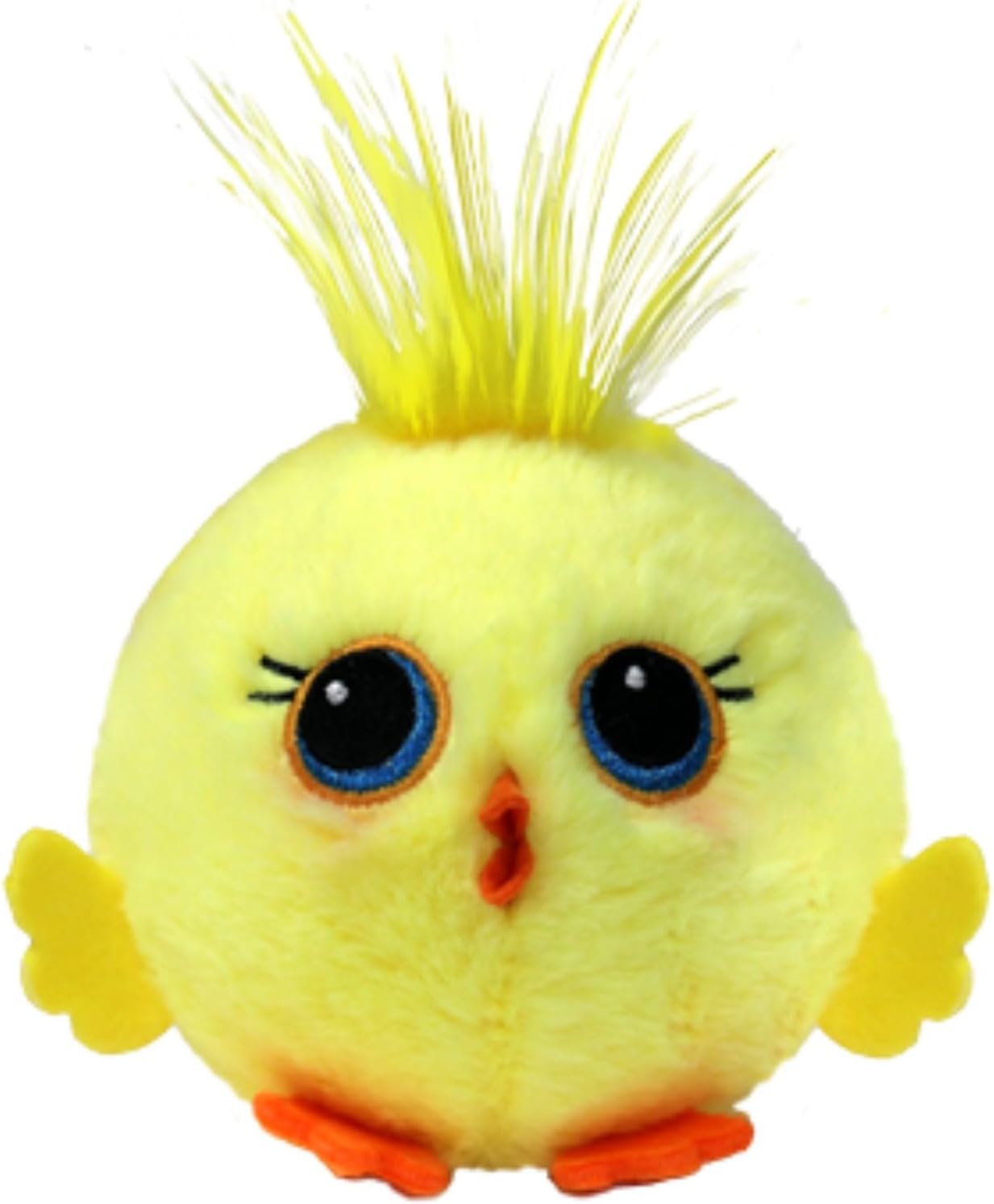 Bouncey Yellow Chick Bouncer 8cm TY Beanie Balls DOB May 1st