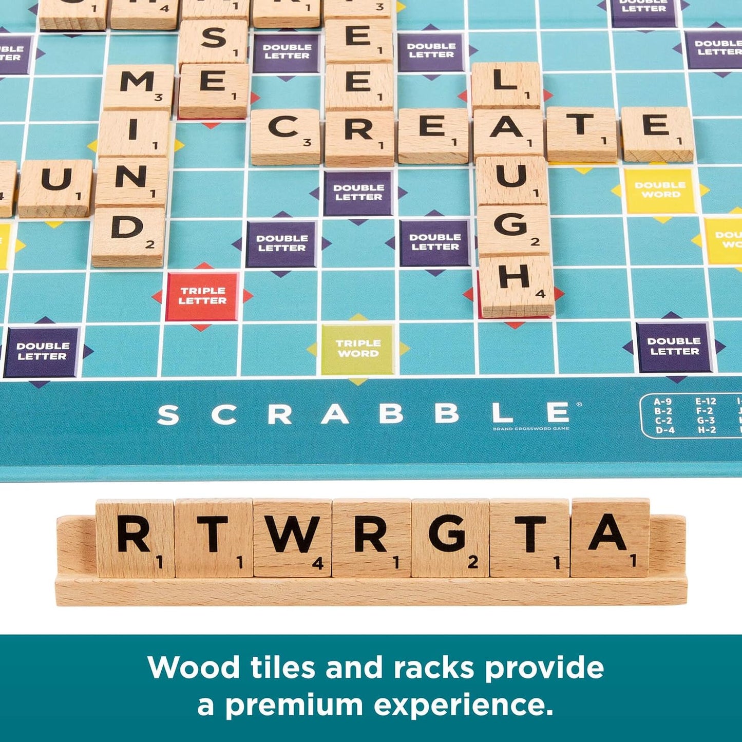 Scrabble (Wood Refresh) by Mattel 8+