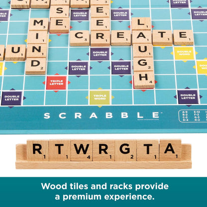 Scrabble (Wood Refresh) by Mattel 8+