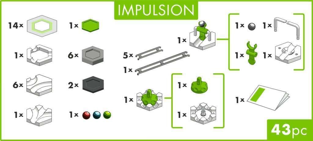 GraviTrax GO Impulsion Marble Run 8+