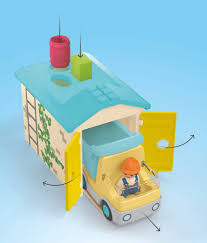 Playmobil Junior Truck With Sorting Garage 71686 12m+