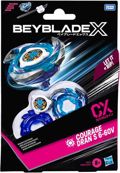 Bey Blade X Courage Dran S 6-60V CX Starter Pack Set 8+