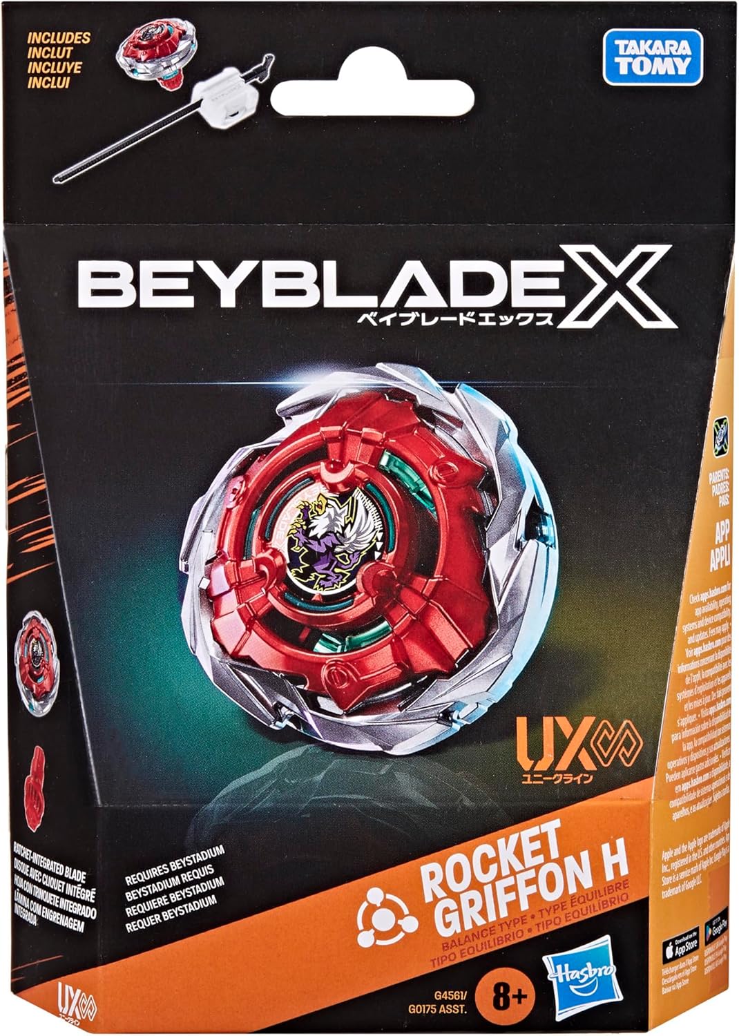 Beyblade X Rocket Griffon H by Hasbro 8+