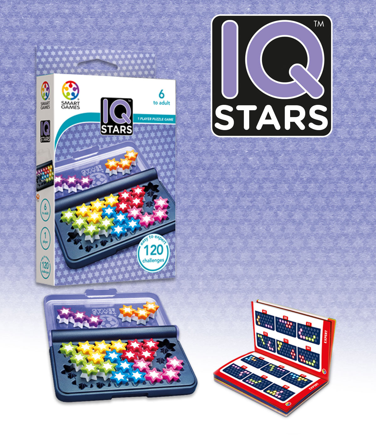 IQ Stars Puzzle Game by Smart Games 6+