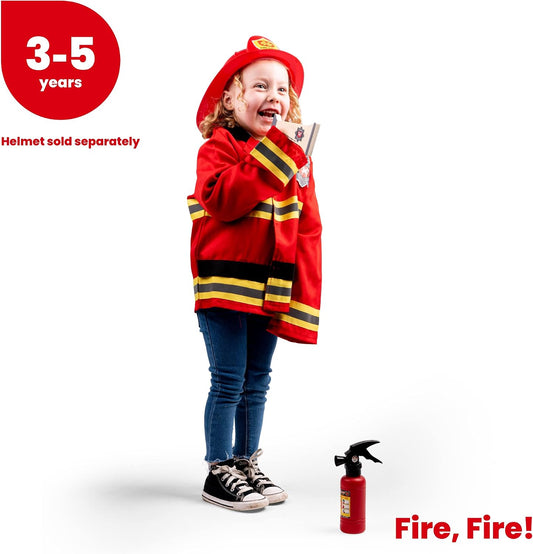 Firefighter Dress Up Outfit (Without Helmet) by Bigjigs Toys 3+