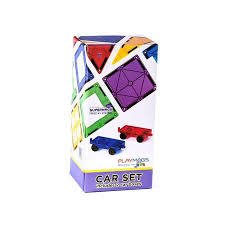 Playmags 2 Pcs Car Set - Magnetic cars for Kids 3+
