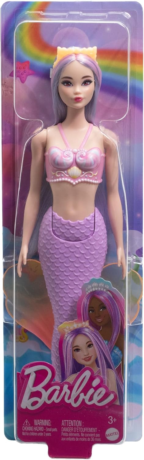 Mermaid Doll with Lilac Hair by Mattel +3