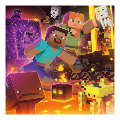 Ravensburger Minecraft 3x49 Jigsaw Puzzle 5+