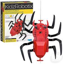 KidsRobotix Spider robot kit by STEM 4M 8+