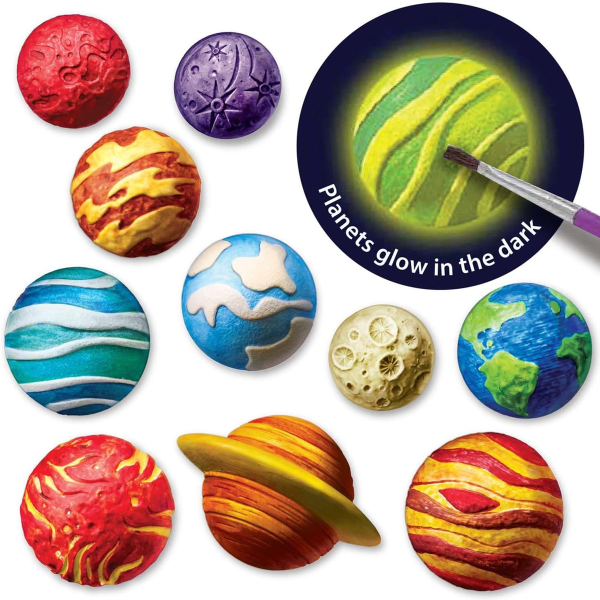 Mould and Paint Solar System Creative Craft Set by 4M 5+